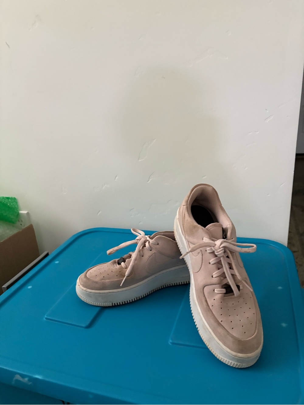 Pale Pink Suede Air Force 1